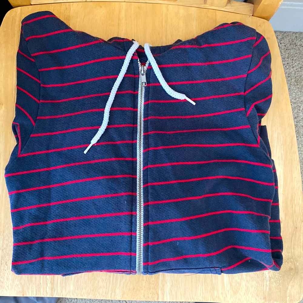 Women’s American Apparel Striped Hoodie